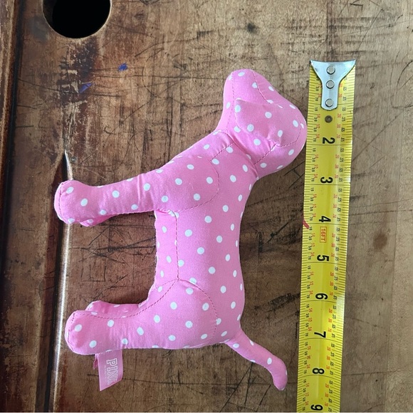 PINK Victoria's Secret Decor Lot of 3 Stuffed Animal Toys Plush Dog Puppy - Picture 4 of 10